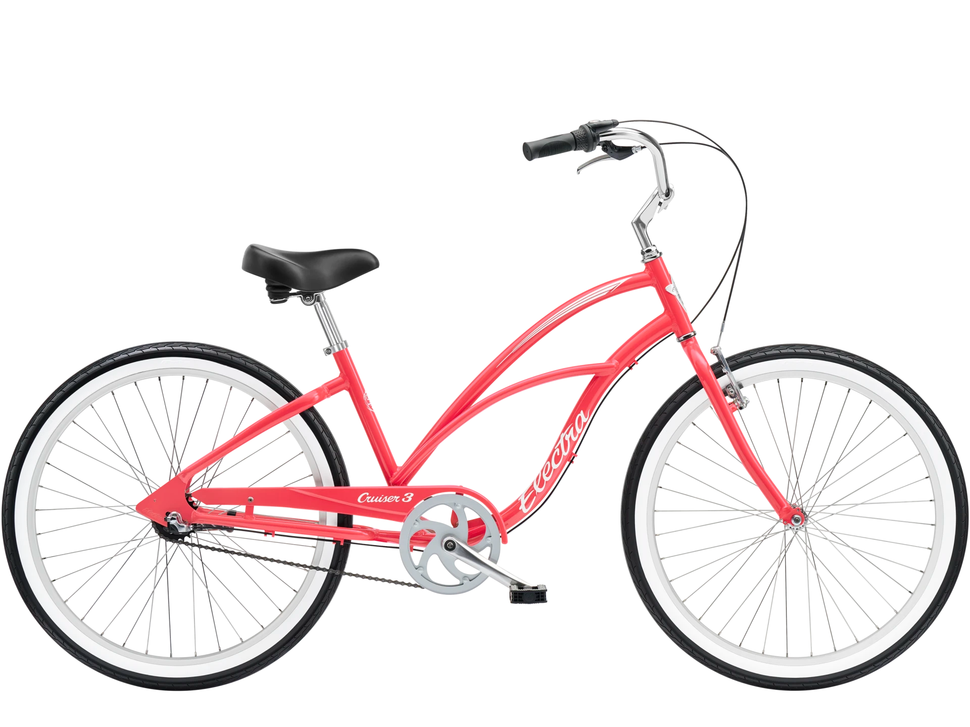 Bike Electra Cruiser 3i Step Thru Hibiscus