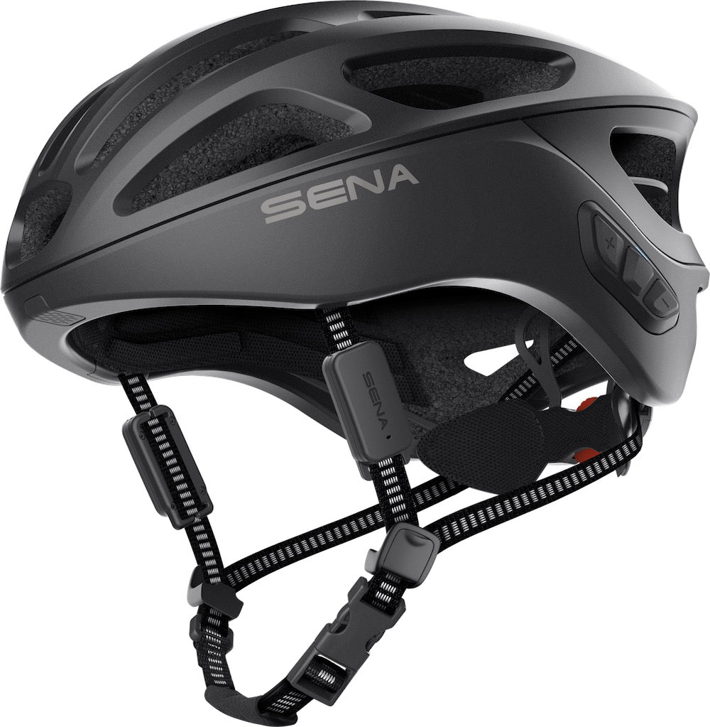 bike helmet sena Sena R1 EVO Smart Road Helmet Medium / Matte White